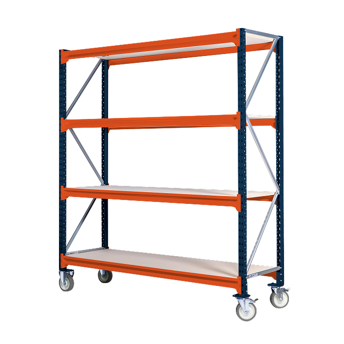 Lagerregal auf Rollen selbst konfigurieren - max. 1200 kg - 