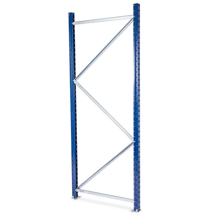 Seitenteil für Weitspannregal H3000 x T1000 mm. RAL5003 Sapphire blue - 
